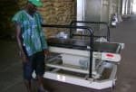 Online weighing conveyor