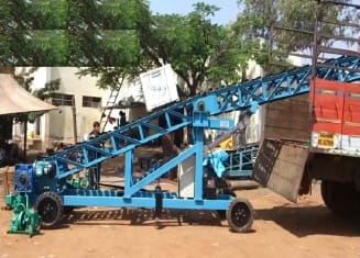 Mobile conveyor Hevy duty Slat Stacker ( Object weight up to 300 Kg)1